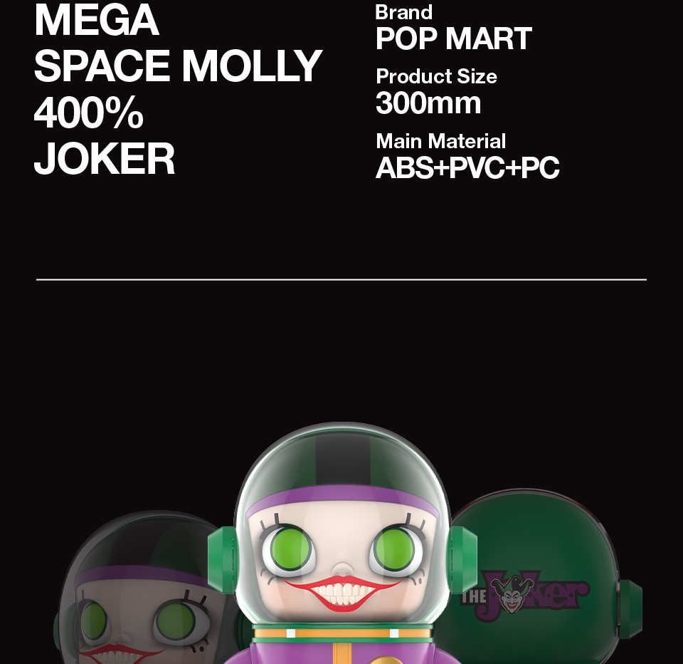 Pop MART MEGA SPACE MOLLY 400% JOKER | Shopee Việt Nam