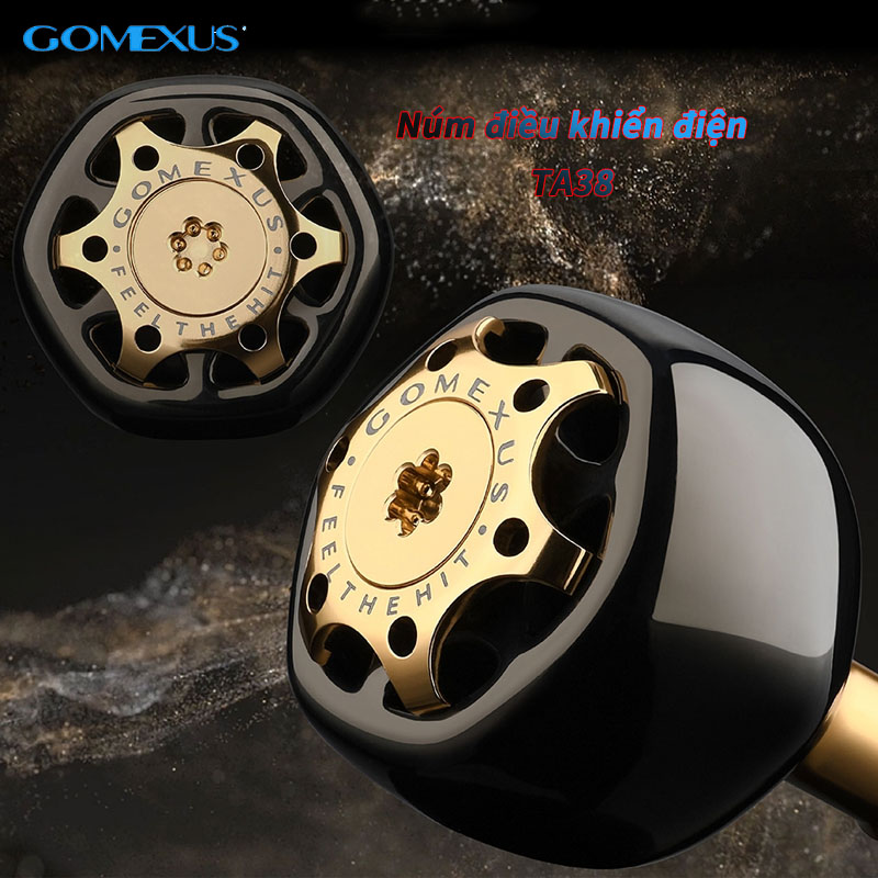 Mô tả Núm vặn máy câu cá Gomexus Galaxy 38 TA38 chất liệu titan cho Shimano Stella Vanford Daiwa Saltiga Ryobi Samp MINI rockin chuyên dụng - 1