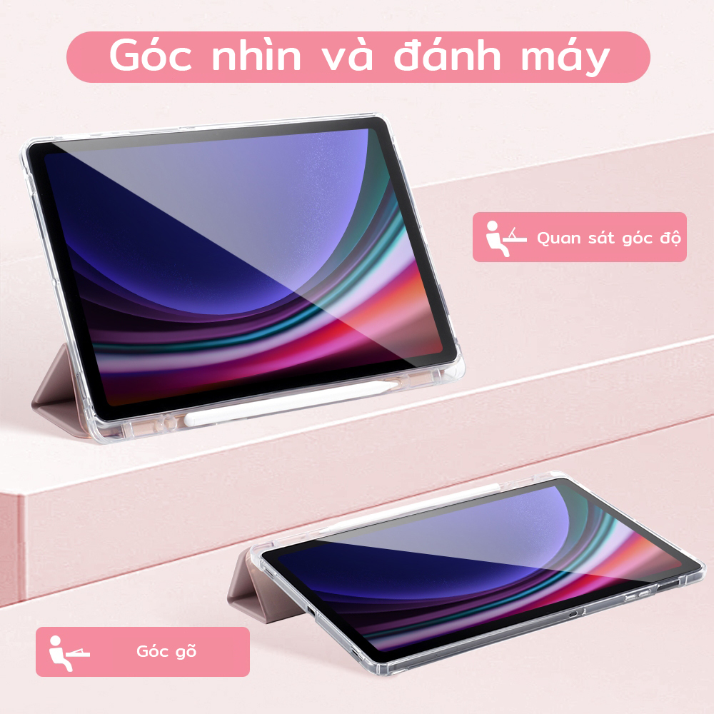 Ốp Lưng Cho Samsung Galaxy Tab S9 FE Plus S6 Lite 2024 S7 FE A9 Plus S8