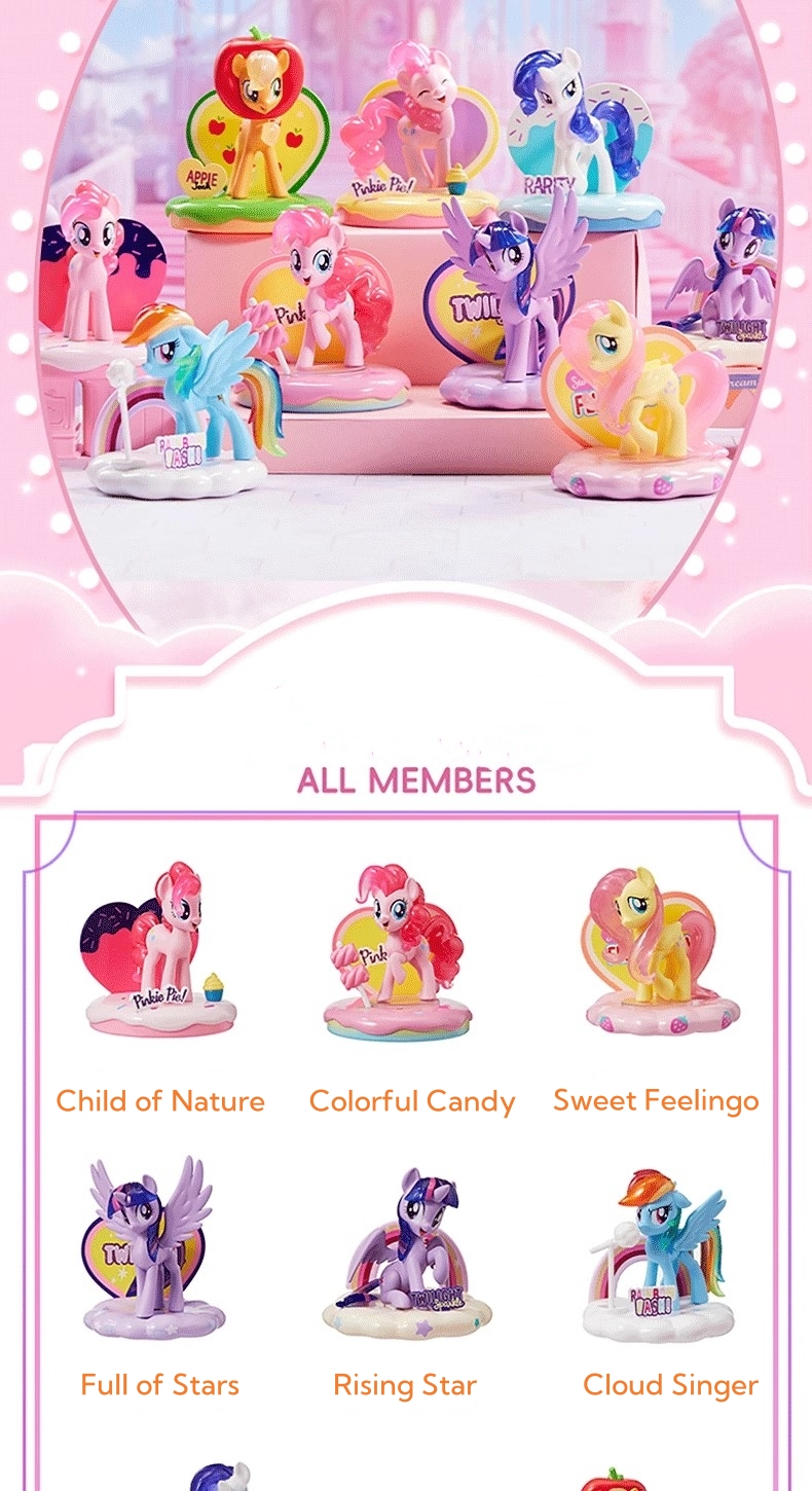Miniso My Little Pony Sweety Paradise Blind Boxes Bộ sưu tập đồ chơi ...