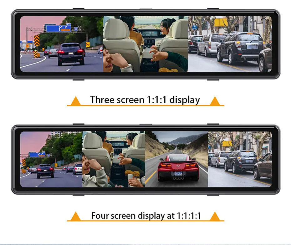 Mô tả Elkeva 4 Kênh Dash Cam 11.26 Inch 4K WIFI Gương Chiếu Hậu 4 Camera Đầu Ghi Video DVR Xe ADAS BSD Tầm Nhìn Ban Đêm 24H Đỗ Xe - 8