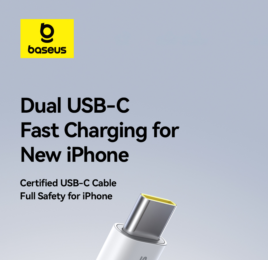 Cáp Baseus 100W PD USB C sang USB Type C cho Macbook Pro iPad Xiaomi Samsung – ảnh mô tả chi tiết 1