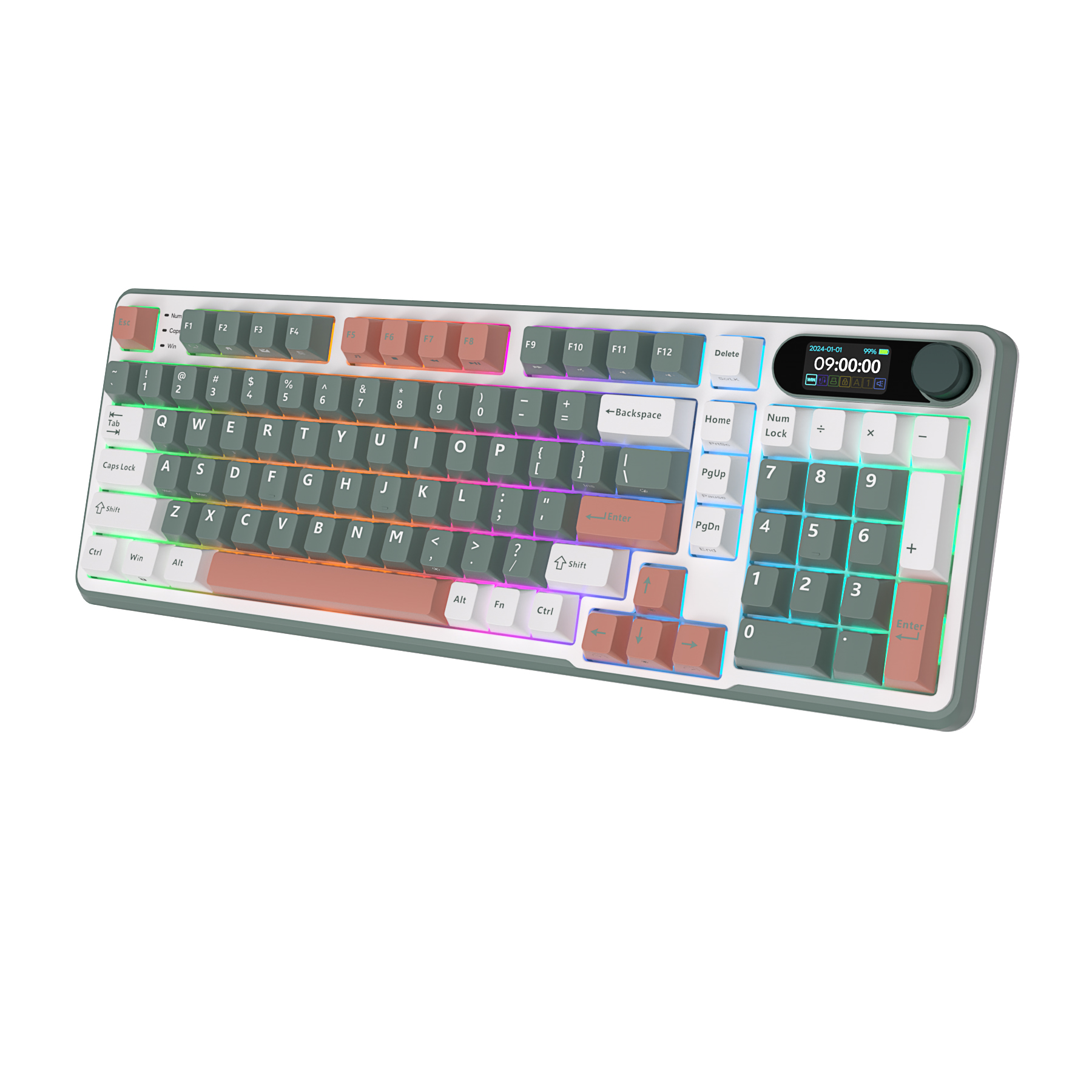 Mô tả Royal Kludge RK S98 RK R75 Keycaps 98 Key 81 Key Bàn phím cơ Keycaps Chỉ Keycaps - 1