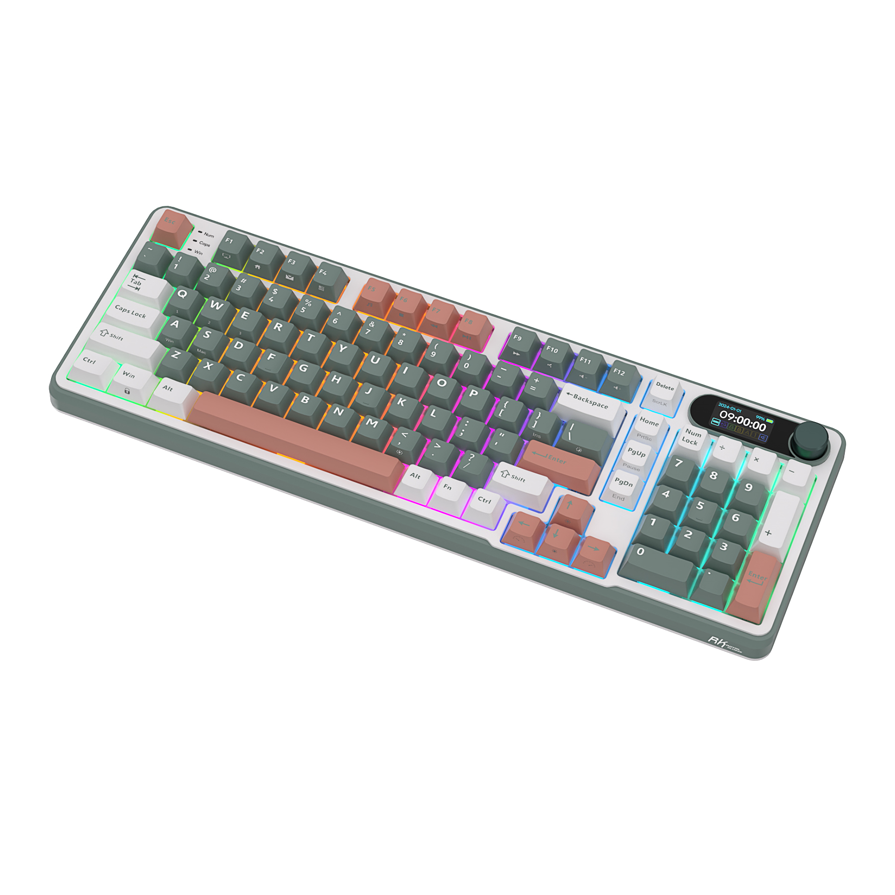 Mô tả Royal Kludge RK S98 RK R75 Keycaps 98 Key 81 Key Bàn phím cơ Keycaps Chỉ Keycaps - 2