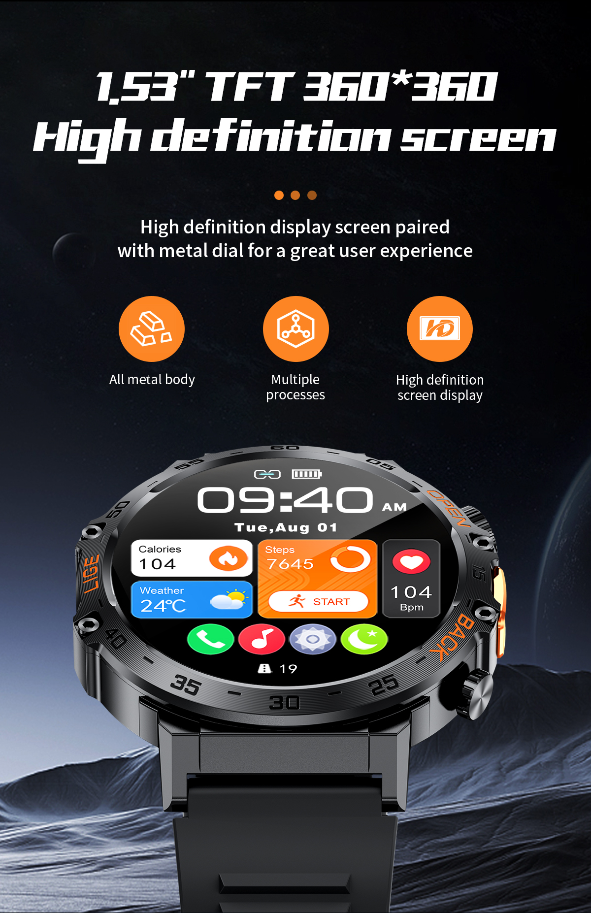 Các tính năng tiện ích của LIGE Smartwatch