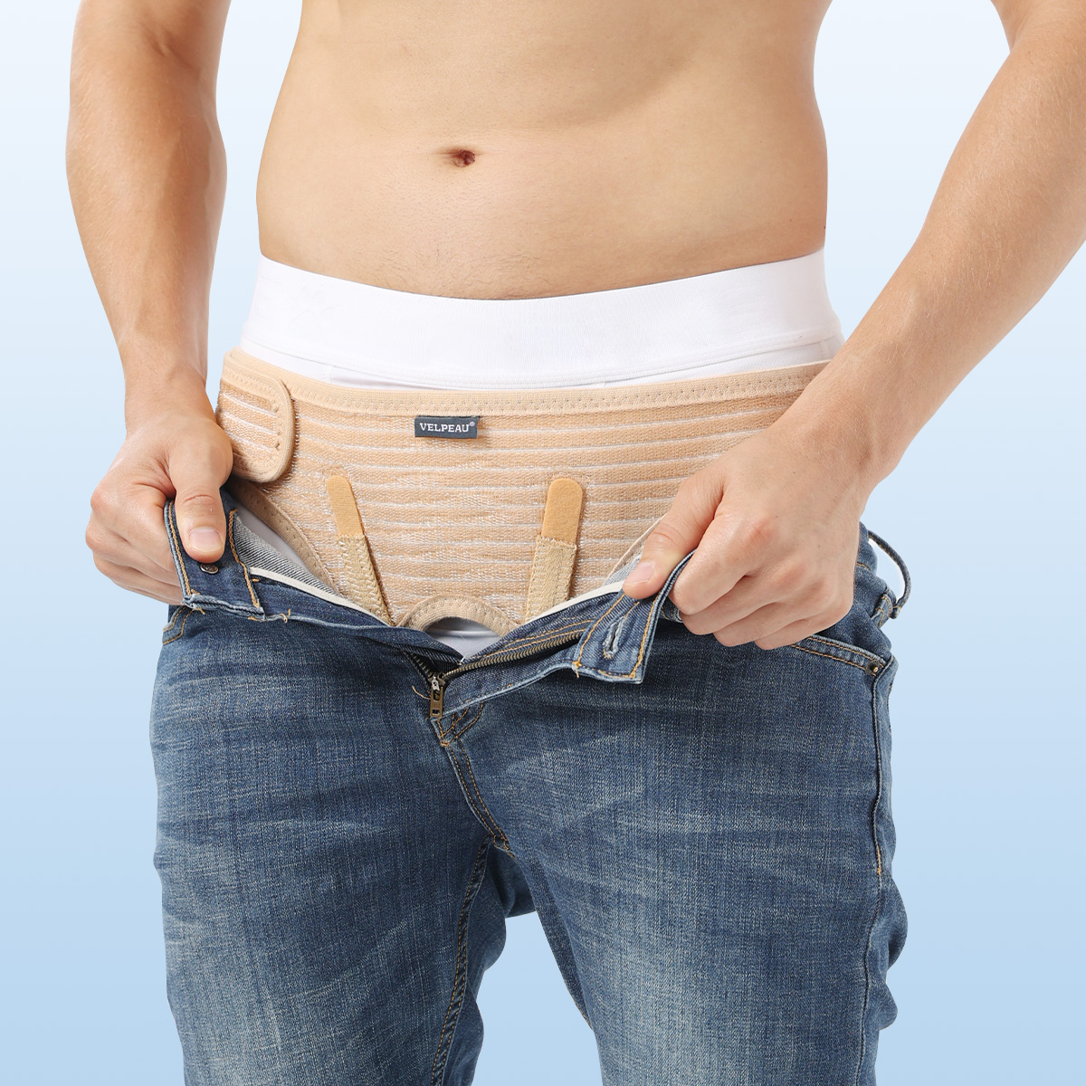 Mô tả Đai Giảm Đau VELPEAU Hernia Kèm 2 Miếng Đệm Nén Có Thể Tháo Rời - 9