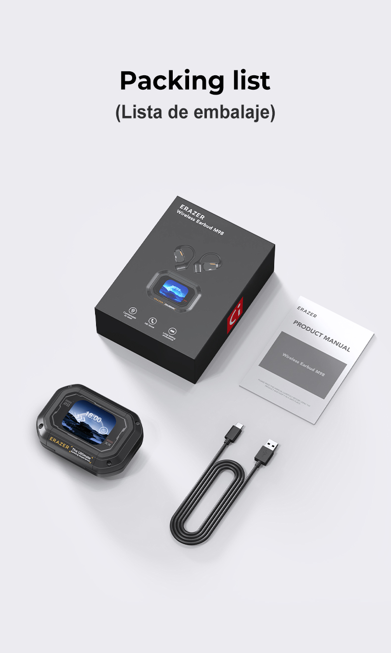 Écouteurs Bluetooth ERAZER XP6 Pour Sommeil Et ASMR - Réduction De Bruit Active, Gel Silicone
