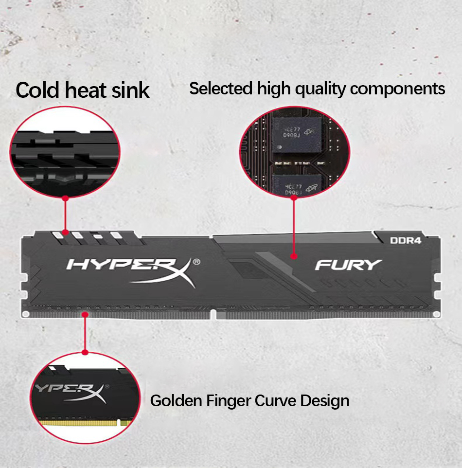 Barrette RAM Kingston 16 Go DDR4 2666 MHz UDIMM ECC - Pour Station De Travail Ou Serveur Basique - Occasion