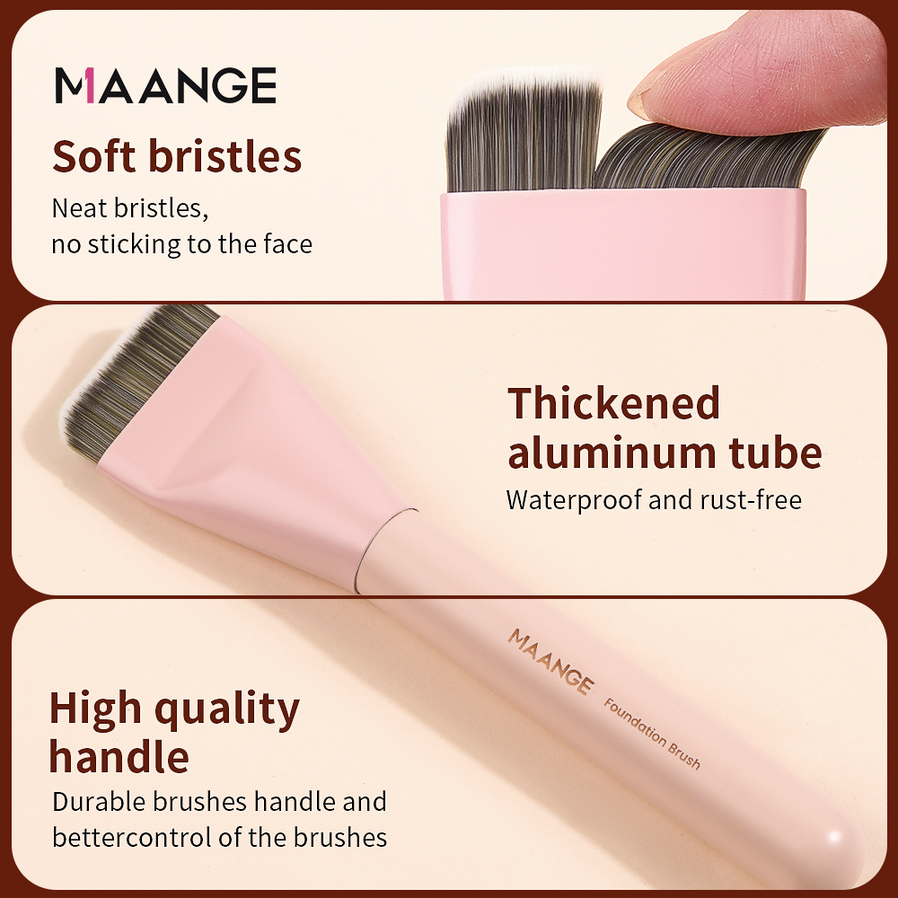 Mô tả MAANGE Cọ trang điểm tán kem nền đầu phẳng 51580 - 7