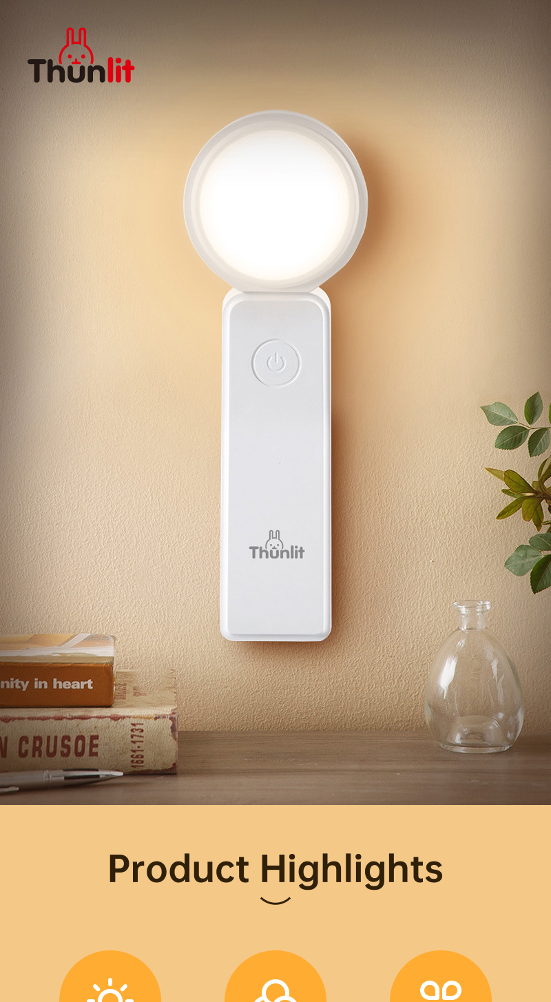 Đèn đọc sách Thunlit Mini - Tính năng