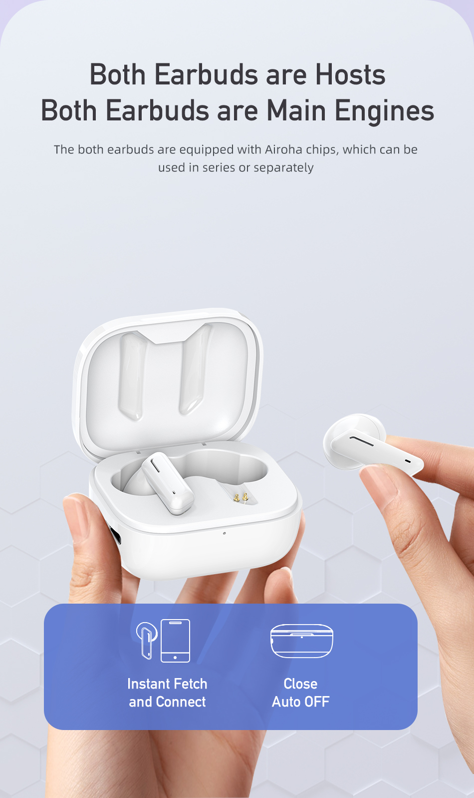 Mô tả Tai Nghe Bluetooth Awei T36 TWS mini Chống Nước IPX4 pin trâu 210H có Mic chính hãng - 7
