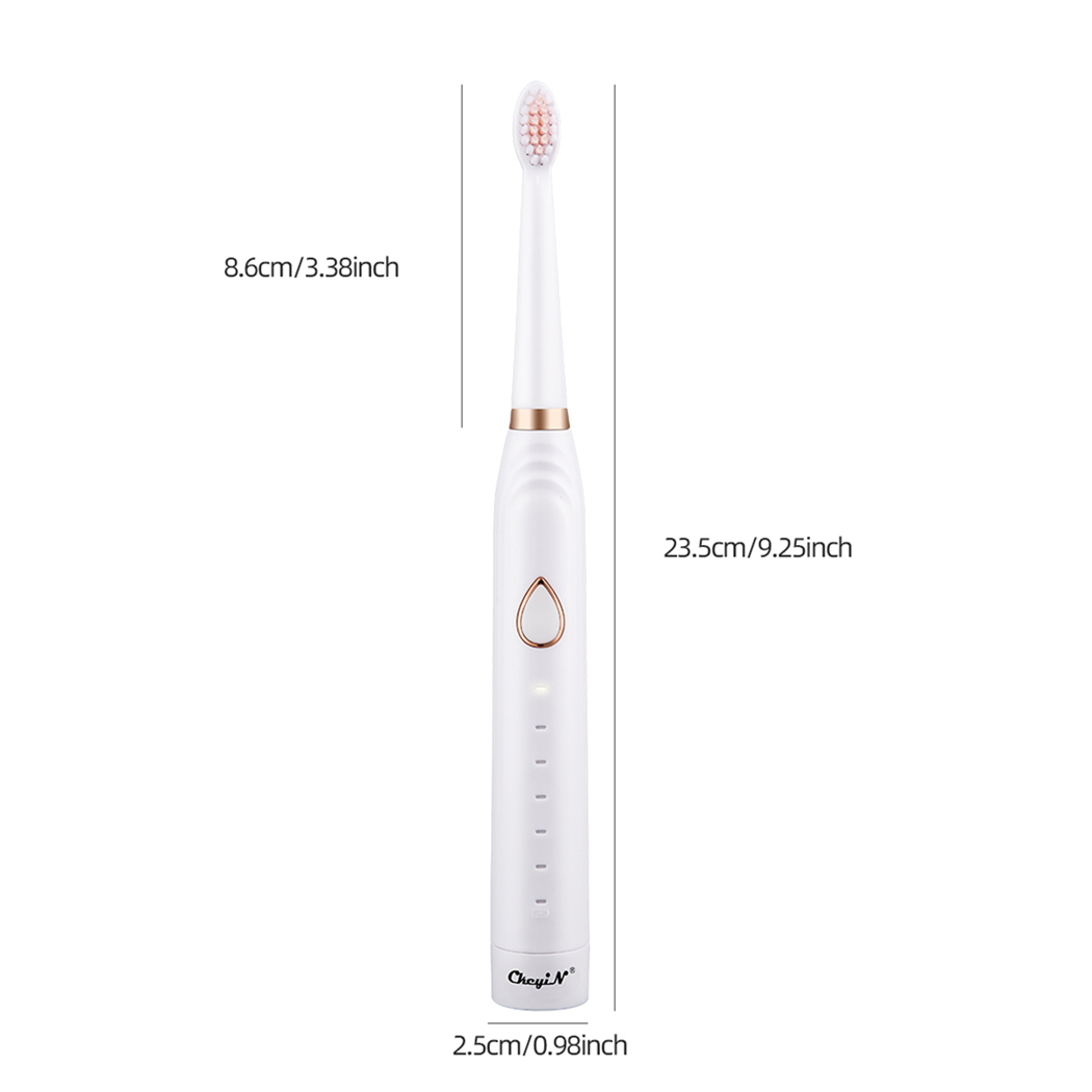 Mô tả CkeyiN Bàn chải đánh răng điện làm trắng 3 trong 1 với công nghệ sóng siêu âm KQ135 - 2