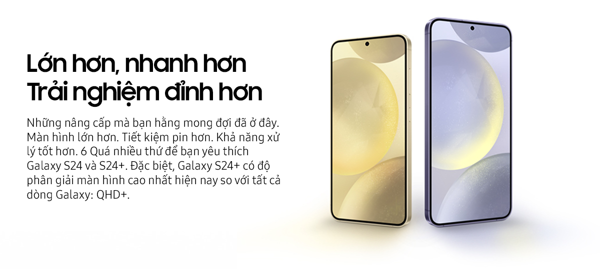 Mô tả Combo Độc Quyền: Điện Thoại Samsung Galaxy S24+ (12GB/512GB) + Đồng Hồ Samsung Galaxy Watch FE - 4