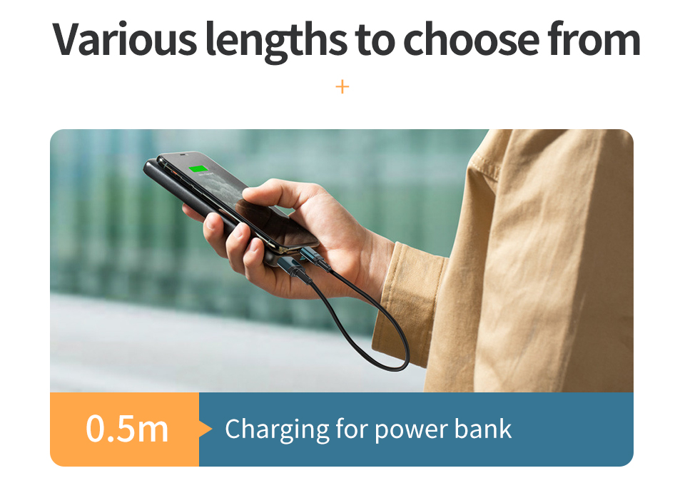 Mô tả Kuulaa Cáp Từ Tính 3 Trong 1 Loại C USB C 3A Sạc Nhanh Cho Điện Thoại Thông Minh Cáp Micro Lightning Cho iPhone Android - 10