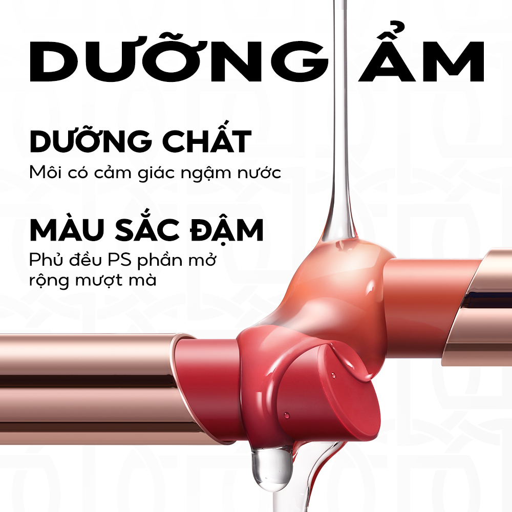 Mô tả O.two.o Son Môi Satin Dưỡng Ẩm Mềm Mượt & Tinh Chất Bóng Dưỡng Ẩm Lâu Dài Không Dính Môi 3.8g - 3