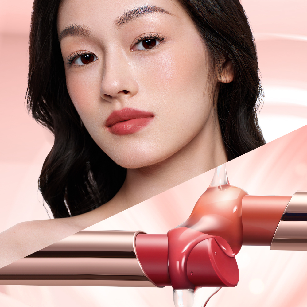 Mô tả O.two.o Son Môi Satin Dưỡng Ẩm Mềm Mượt & Tinh Chất Bóng Dưỡng Ẩm Lâu Dài Không Dính Môi 3.8g - 8