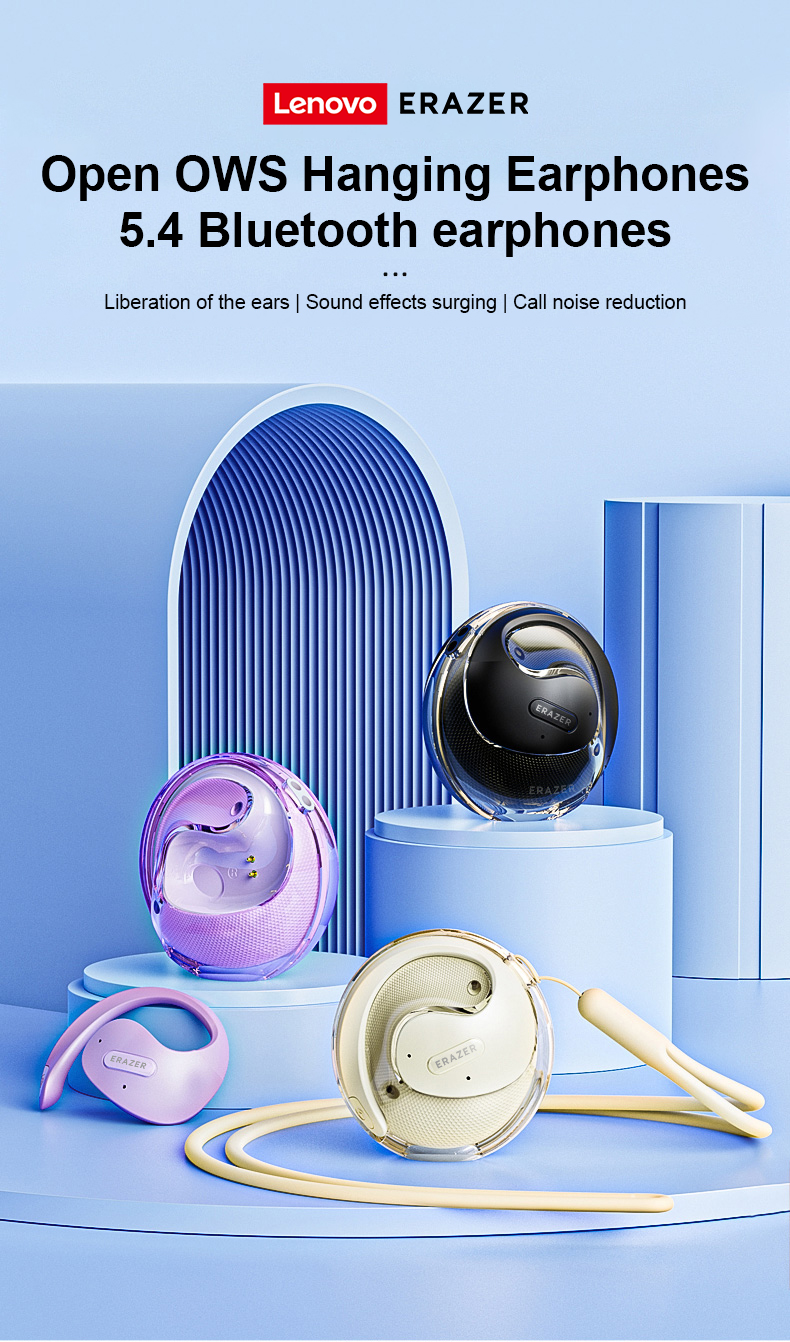 Mô tả 100% ori Lenovo ERAZER X15 pro Tai Nghe Chơi Thể thao Kết Nối bluetooth 5.4 hifi Âm Thanh Sống Động Chất Lượng Cao - 1
