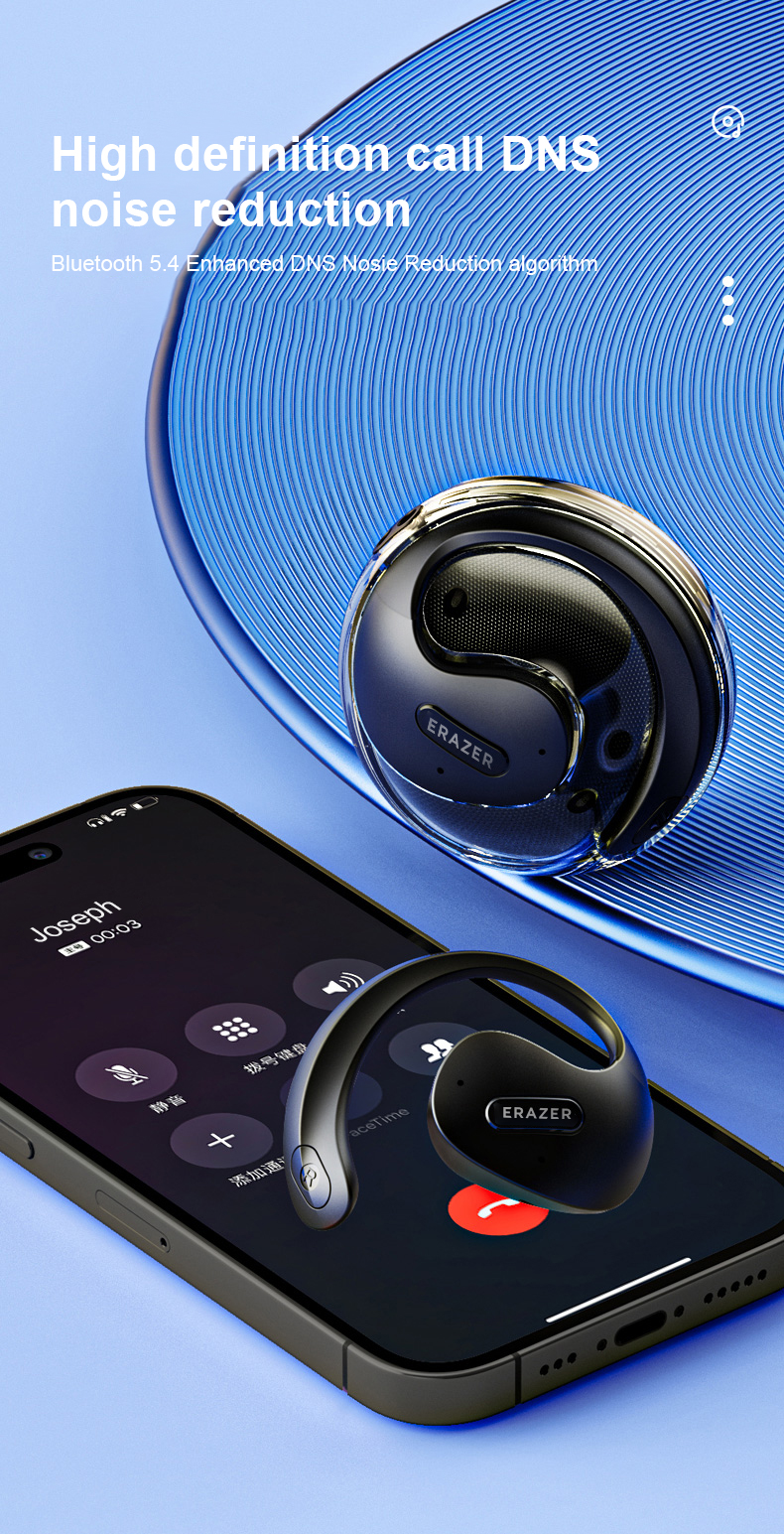 Mô tả 100% ori Lenovo ERAZER X15 pro Tai Nghe Chơi Thể thao Kết Nối bluetooth 5.4 hifi Âm Thanh Sống Động Chất Lượng Cao - 10