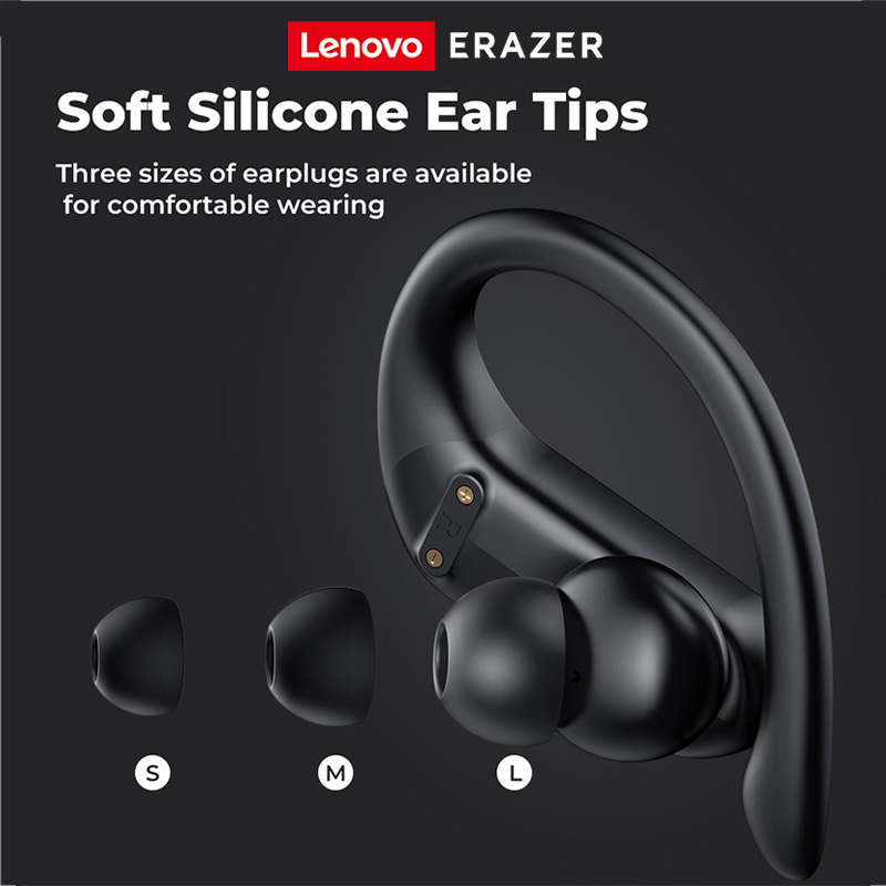 Mô tả Lenovo ERAZER XT60 Tai nghe thể thao không dây bluetooth V5.3 Hifi chống nước giảm tiếng ồn Chờ Dài Có Mic - 6
