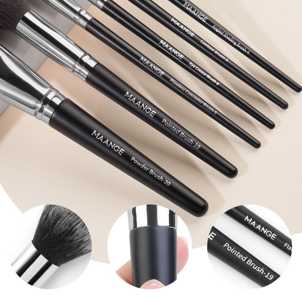 Mô tả Bộ 20 cọ makeup MAANGE lông mềm cao cấp kèm hộp đựng cọ trang điểm cầm tay 5748H - 5
