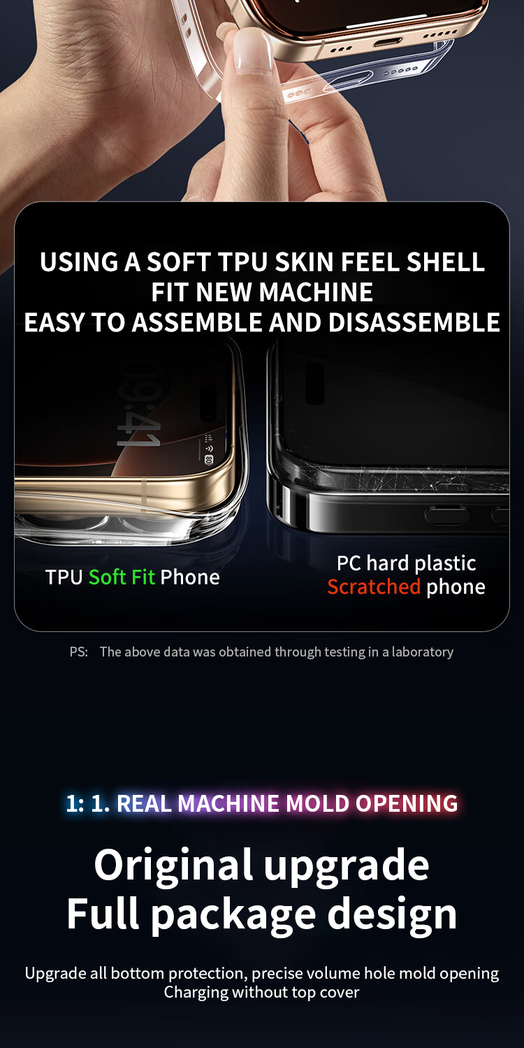 Mô tả Ốp Điện Thoại Awei Trong Suốt Từ Tính Chống Va Đập Cho iPhone 16 Pro Max / 15 / 14 / 13 / 12 / 11 Plus Hỗ Trợ Sạc Không Dây - 7
