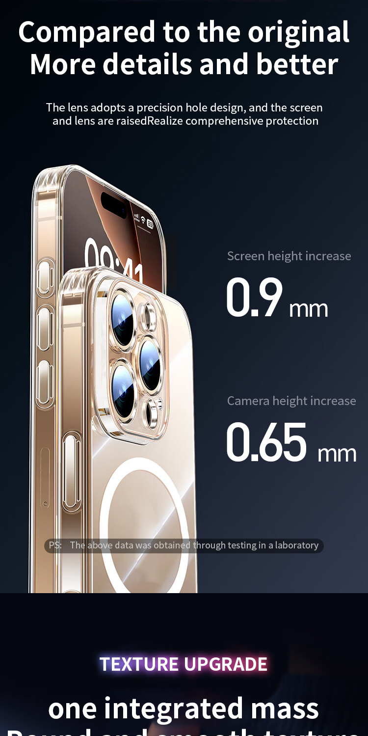 Mô tả Ốp Điện Thoại Awei Trong Suốt Từ Tính Chống Va Đập Cho iPhone 16 Pro Max / 15 / 14 / 13 / 12 / 11 Plus Hỗ Trợ Sạc Không Dây - 10