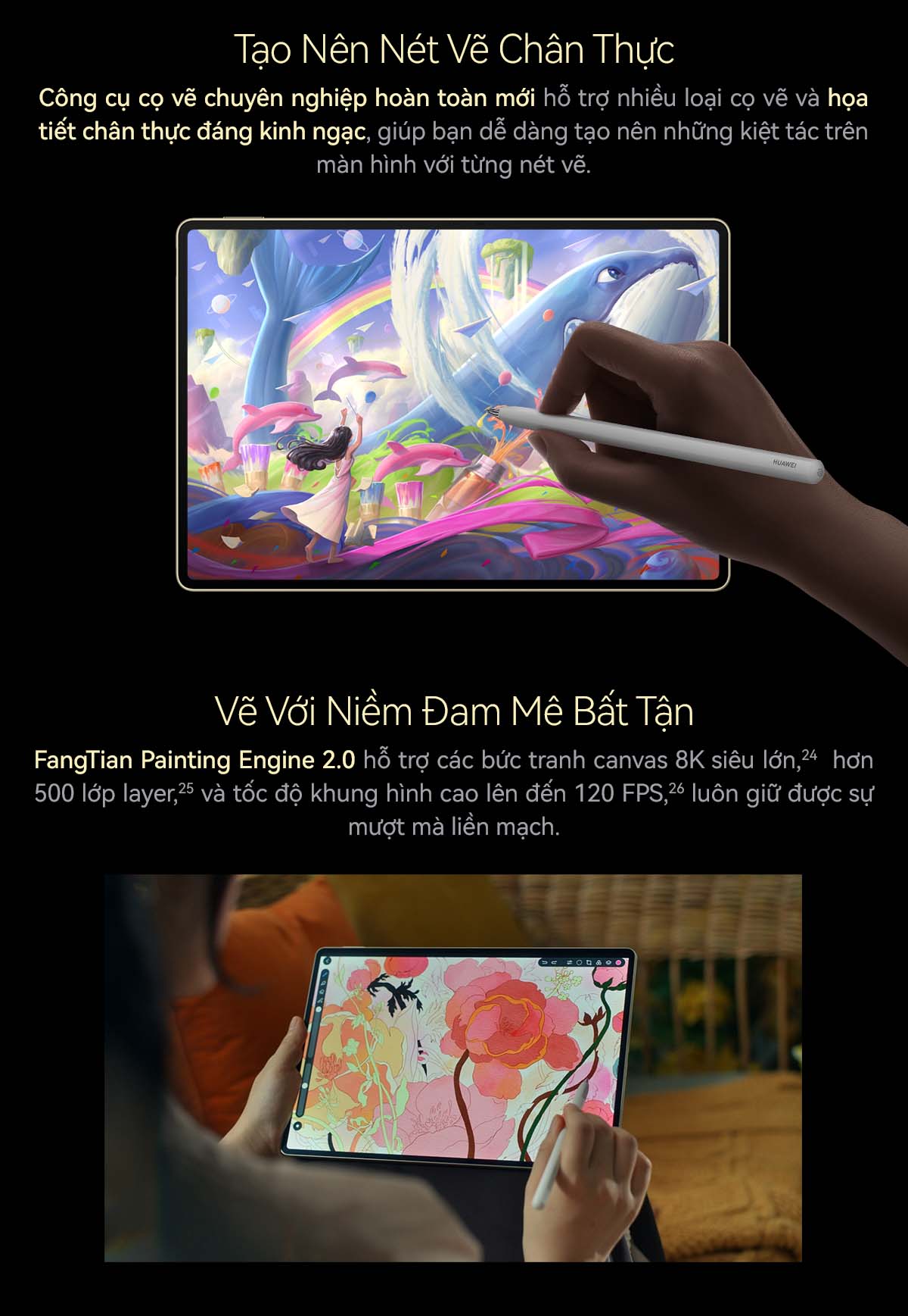 Mô tả Máy tính bảng HUAWEI MatePad Pro 12.2" Màn Hình Tandem OLED PaperMatte 12.2" | Bàn Phím Trượt HUAWEI Glide - 5