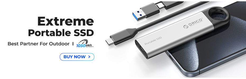 Mô tả Orico C5 Ring ổ cứng di động 256GB 512GB 1TB Type C For Iphone Android Macbook(ORICO C5) - 2