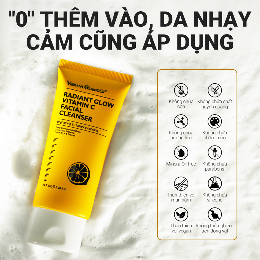Đóng gói Sữa rửa mặt VIBRANT GLAMOUR