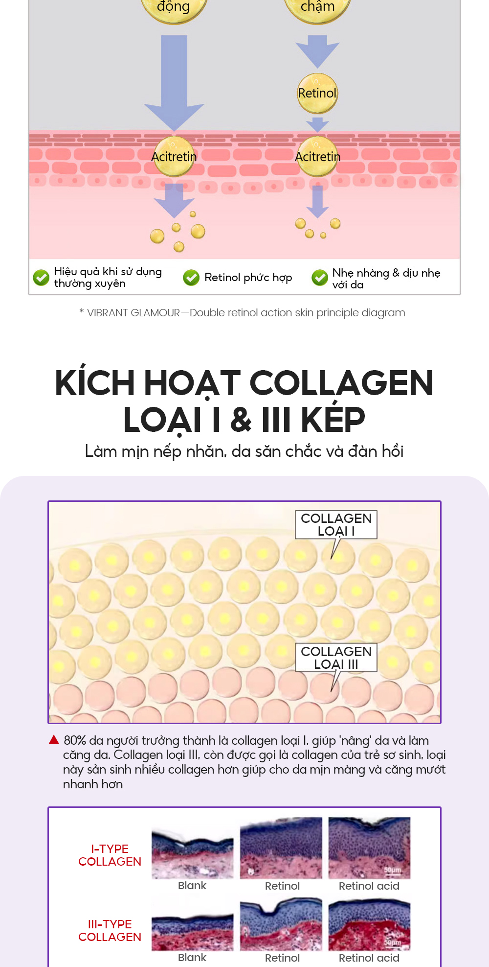 Mô tả Serum Retinol Pro-xylane 3X Chống Lão Hóa 15pcs*2ml VIBRANT GLAMOUR Làm Săn Chắc & Giảm Nếp Nhăn & Làm Mịn Da & Tăng Cường Rạng Rỡ & Dưỡng Ẩm Sâu - 5