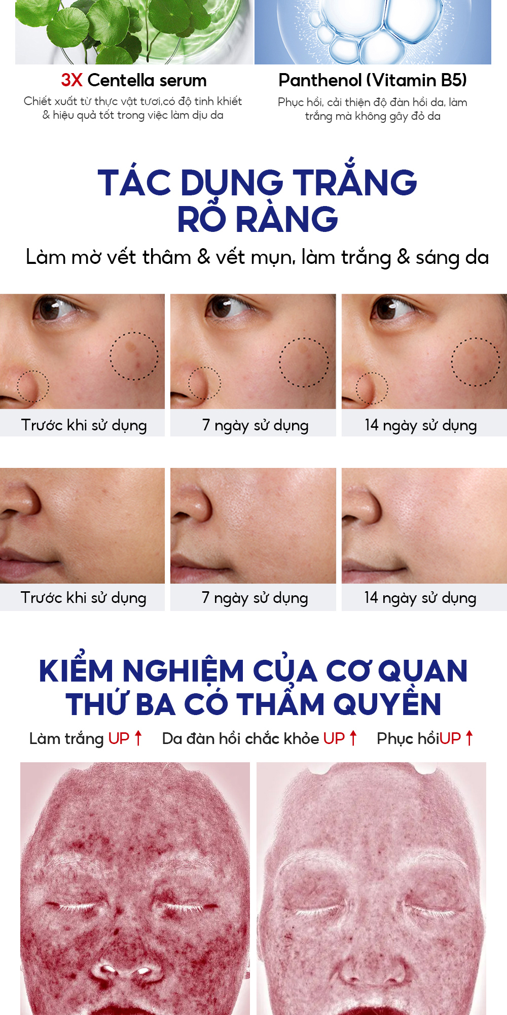 Mô tả Chăm Sóc Cơ Bản Sáng Dùng Niacinamide + Tối Dùng Retinol 6PCS VIBRANT GLAMOUR, Chăm Sóc Suốt Cả Ngày & Chống Lão Hóa Lâu Dài & Làm Trắng Mờ Thâm & Phục Hồi Da Tổn Thương & Bổ Sung Collagen - 8