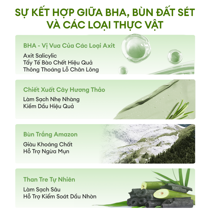 Mô tả Mặt Nạ Bùn Trà Xanh COLORKEY LUMINOUS Làm Sạch Da Không Gây Khô Da Khi Dùng 60g/hũ - 4