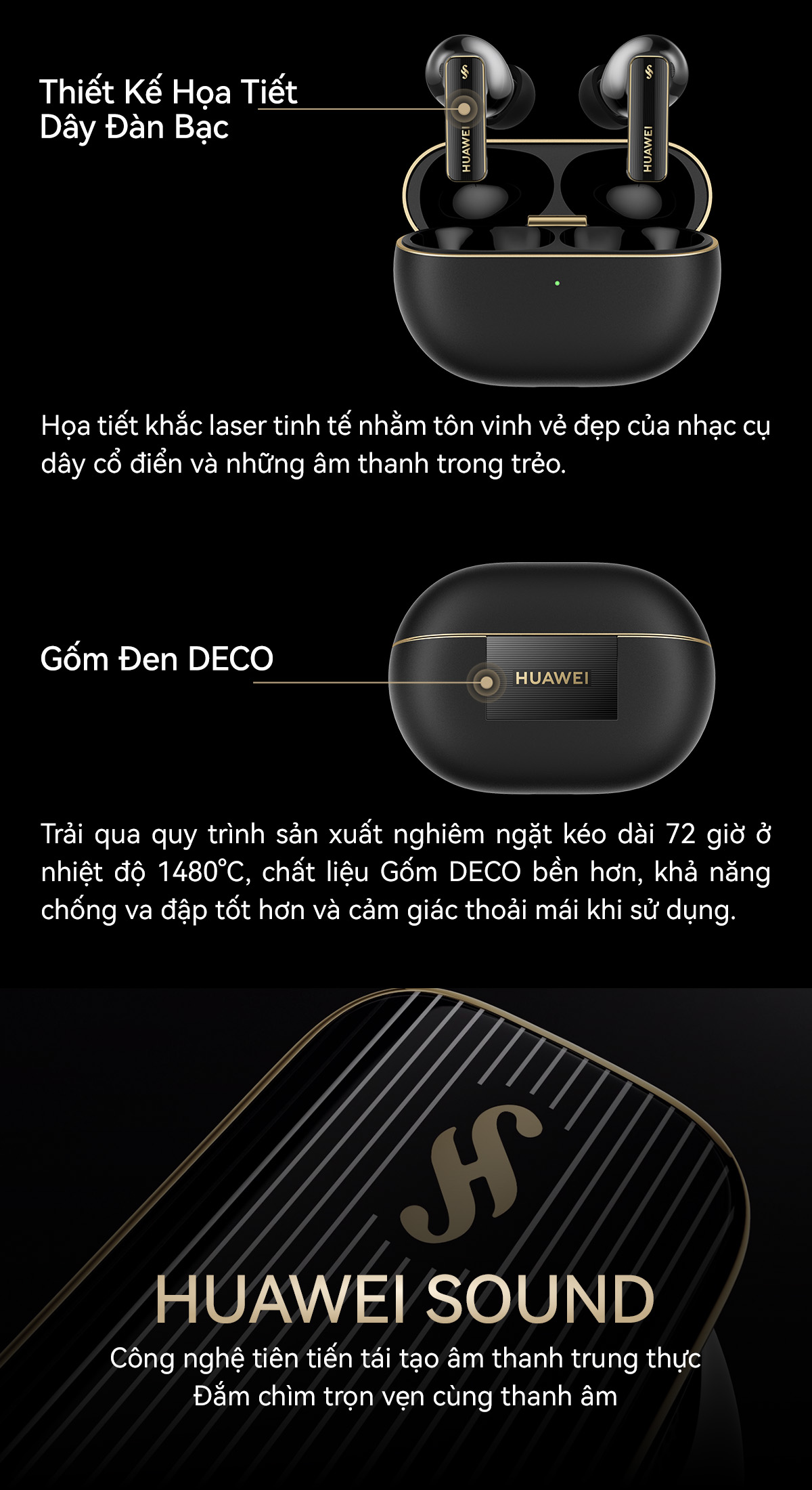 Mô tả Tai nghe HUAWEI FreeBuds PRO 4 Âm Thanh Trung Thực Driver Kép | Gọi Thoại Ổn Định Và Rõ Ràng|Chống Ồn Chủ Động Thông Mi - 4