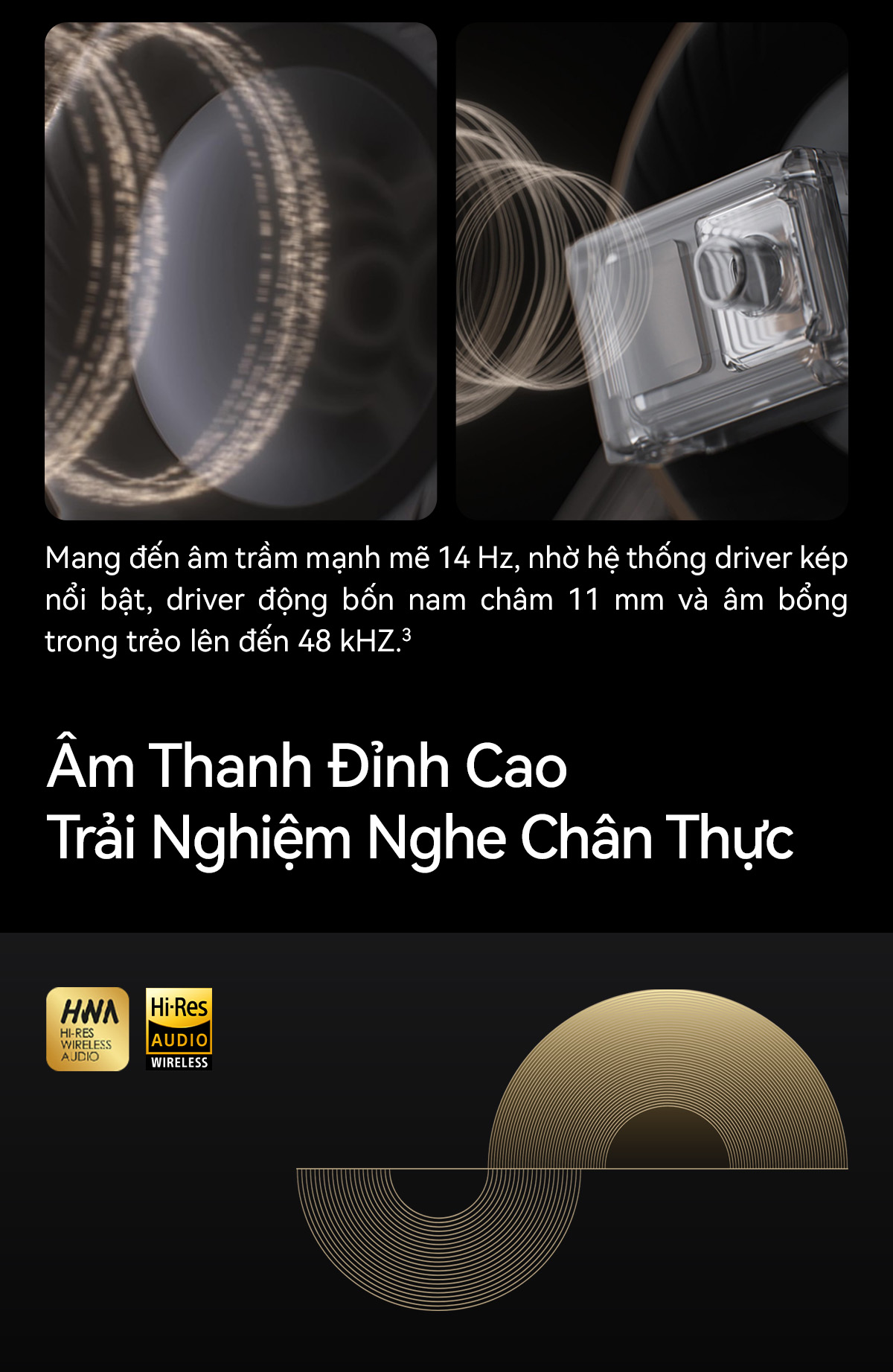 Mô tả Tai nghe HUAWEI FreeBuds PRO 4 Âm Thanh Trung Thực Driver Kép | Gọi Thoại Ổn Định Và Rõ Ràng|Chống Ồn Chủ Động Thông Mi - 5