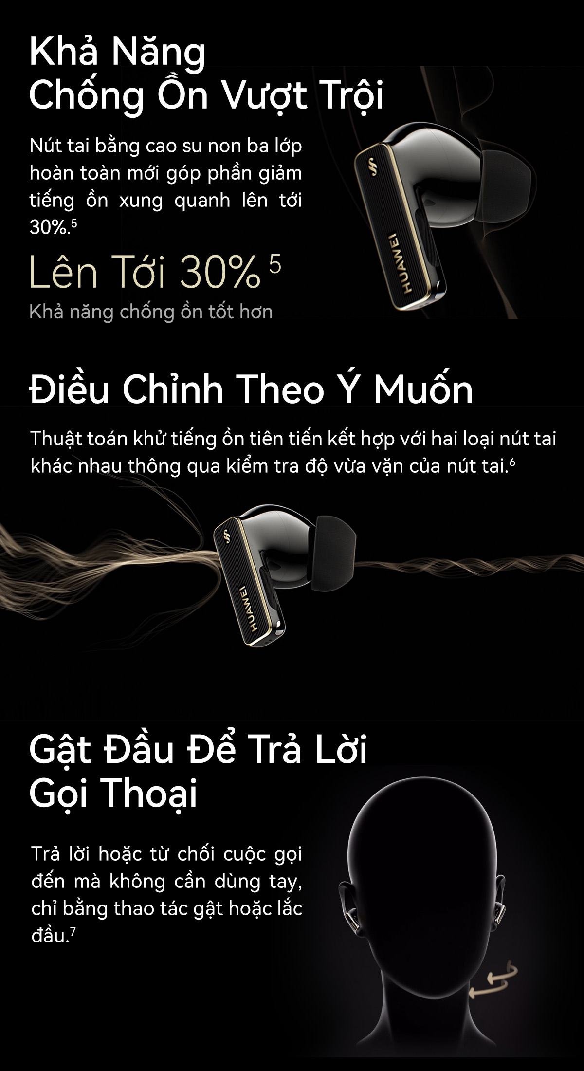 Mô tả Tai nghe HUAWEI FreeBuds PRO 4 Âm Thanh Trung Thực Driver Kép | Gọi Thoại Ổn Định Và Rõ Ràng|Chống Ồn Chủ Động Thông Mi - 7
