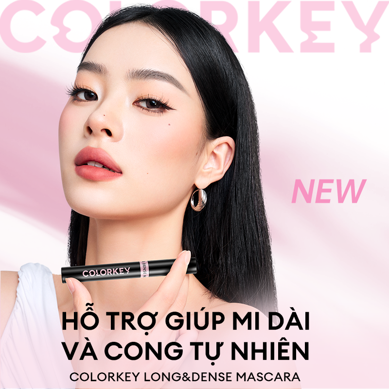 Mô tả Mascara COLORKEY Hỗ Trợ Giúp Mi Dài Và Tơi, Tạo Cảm Giác Tự Nhiên, Nhanh Khô, Không Lem Trôi - 1