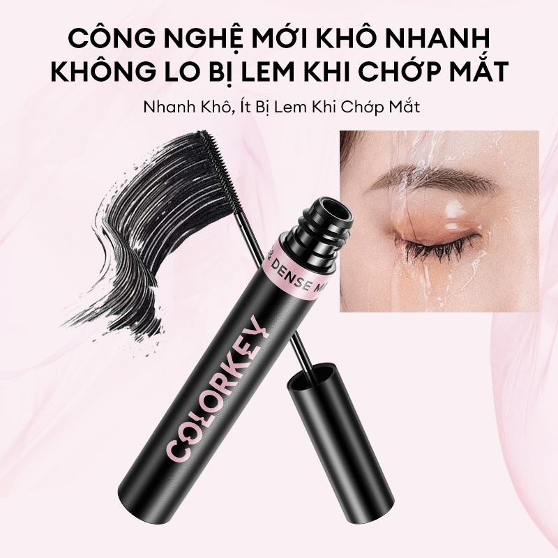 Mô tả Mascara COLORKEY Hỗ Trợ Giúp Mi Dài Và Tơi, Tạo Cảm Giác Tự Nhiên, Nhanh Khô, Không Lem Trôi - 5