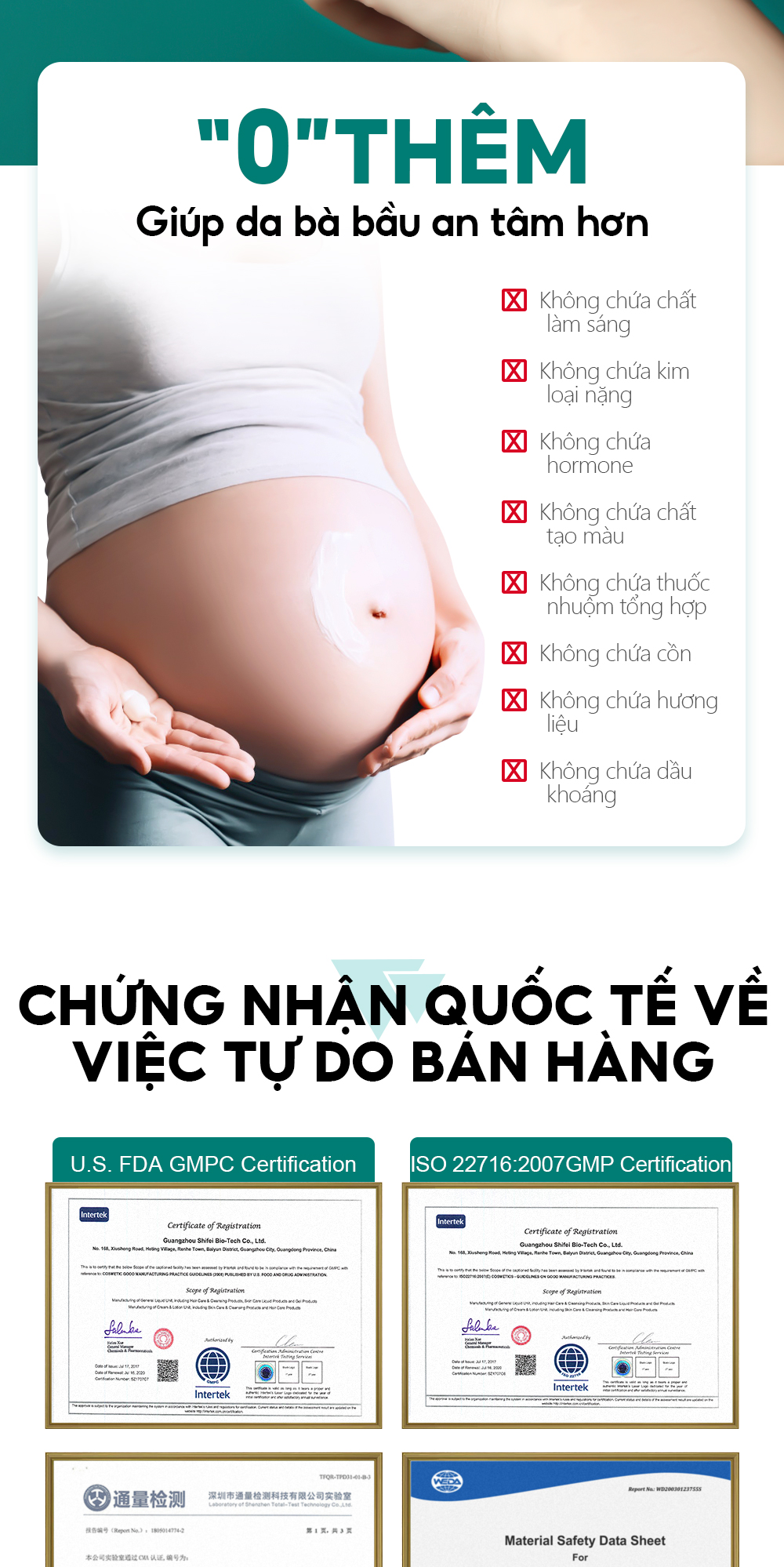 Massage đùi với kem VIBRANT GLAMOUR