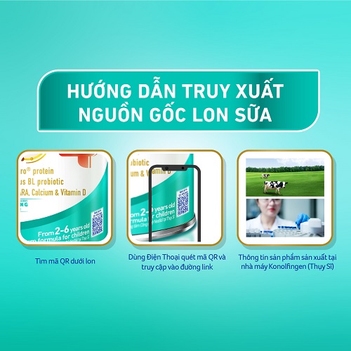 Mô tả Bộ 3 lon Sữa bột Nestlé NAN OPTIPRO PLUS 4 1500g/lon với 5HMO Giúp tiêu hóa tốt - 6