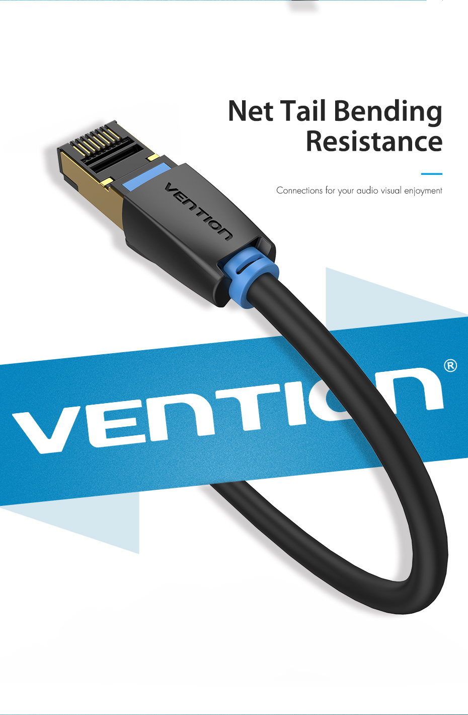 Mô tả Dây cáp mạng Vention CAT8 40Gpbs ethernet Cáp Mạng 2000Mhz RJ45 SFTP tốc độ cao chuyên nghiệp Dây cáp - 7