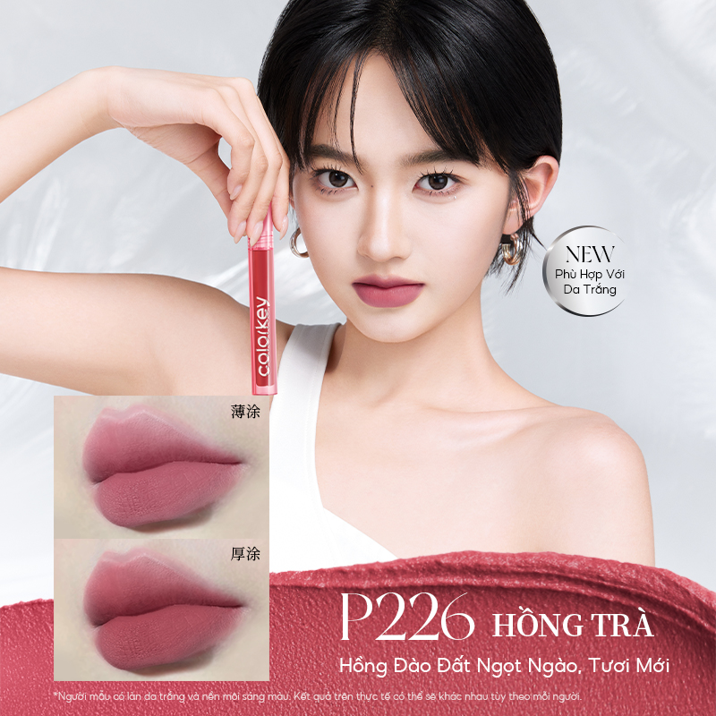 Mô tả COLORKEY Dòng Son Lì, Màu Sắc Bão Hòa Cao, Nhẹ Và Bền, 3g - 4