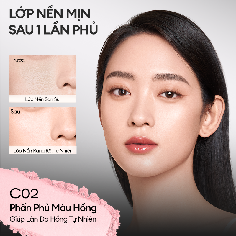 Mô tả COLORKEY Phấn phủ dạng bột lâu trôi giới hạn Bột trang điểm tự nhiên Matte Brighten Kiểm soát dầu Trang điểm mặt lâu trôi 8g - 7
