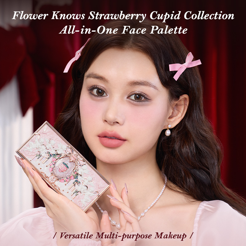 Mô tả Bộ sưu tập Flower Knows Strawberry Cupid Bảng màu mặt đa năng Bảng Phấn Mắt 14g - 1