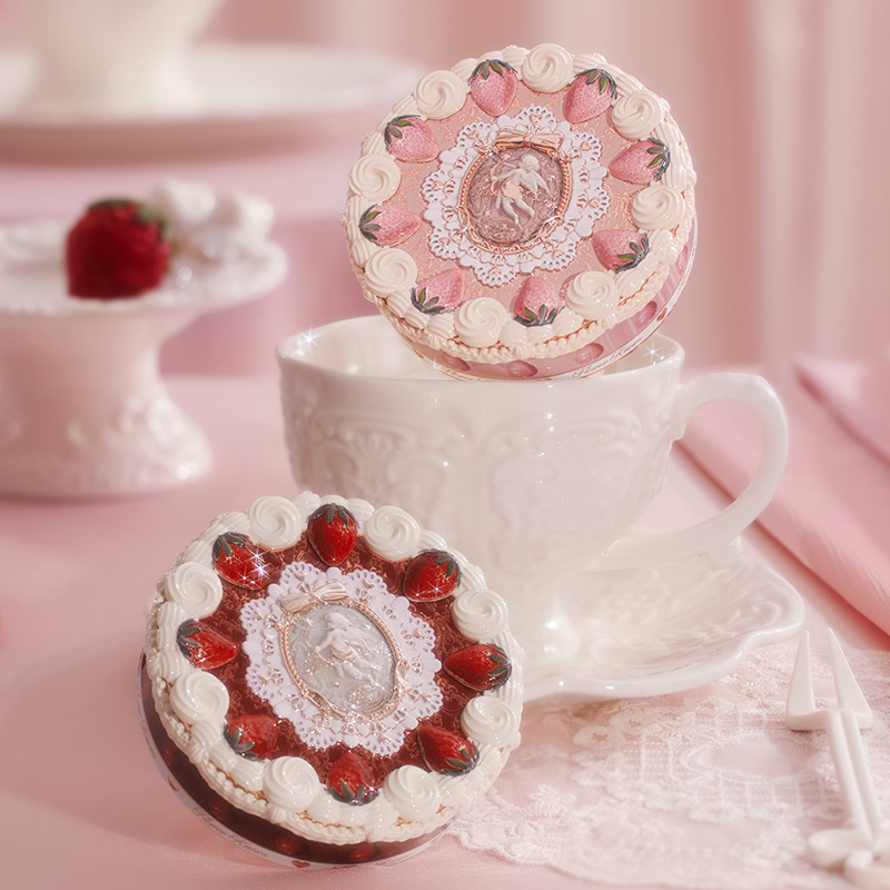 Mô tả Bộ sưu tập Flower Knows Strawberry Cupid Bột ép 9,5g - 1