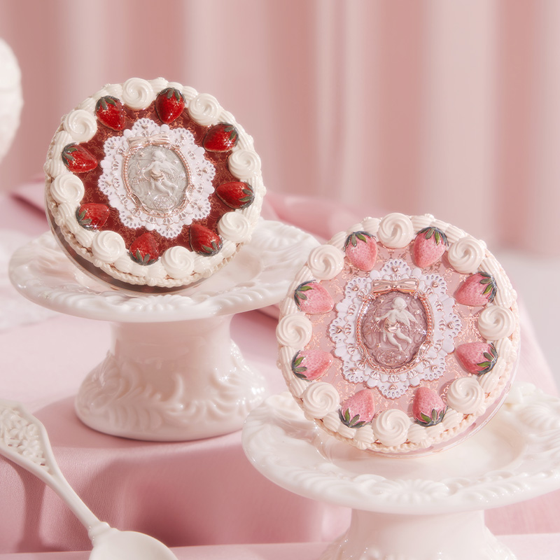 Mô tả Bộ sưu tập Flower Knows Strawberry Cupid Bột ép 9,5g - 3