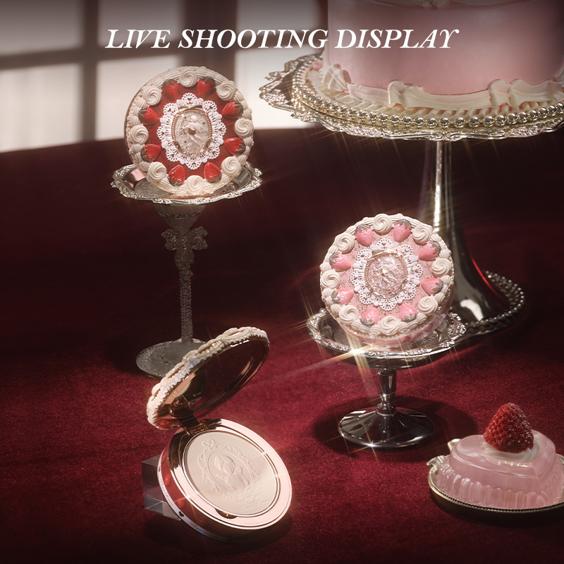 Mô tả Bộ sưu tập Flower Knows Strawberry Cupid Bột ép 9,5g - 4