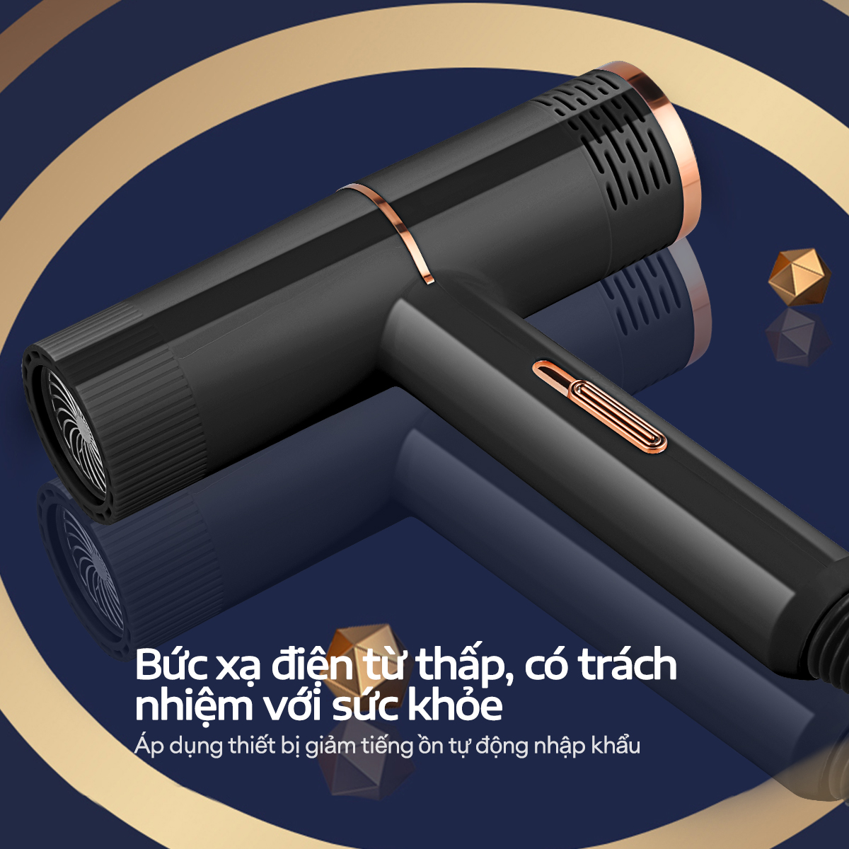 Mô tả CkeyiN Máy Sấy Tóc ion âm 2 Chiều Nóng Lạnh , Nóng Lạnh 2 Chiều Chăm Sóc Tóc,gió mạnh giúp tóc nhanh khô HA013 - 8