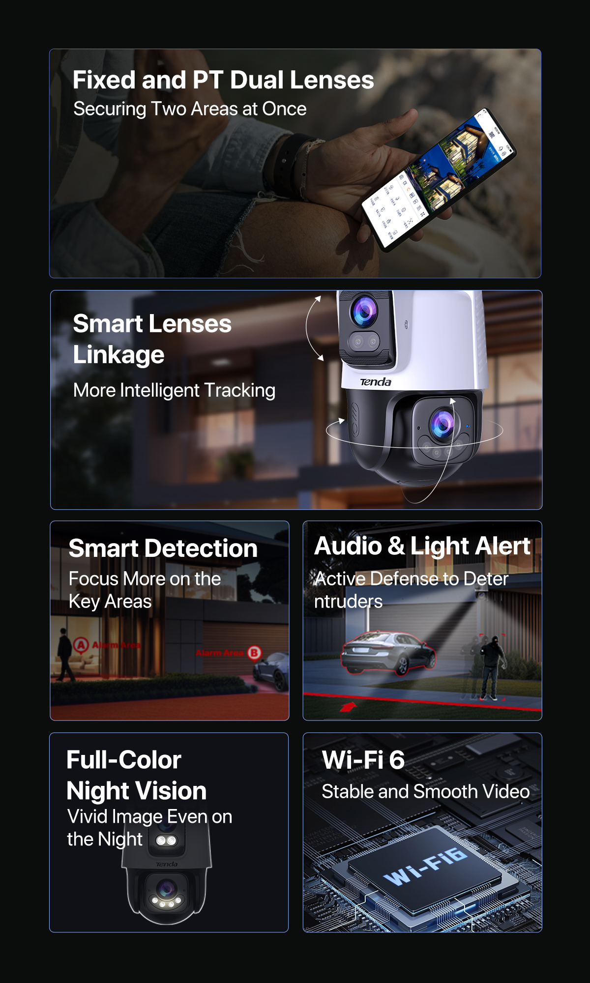 Camera WiFi Tenda RH9 - Hình ảnh 2