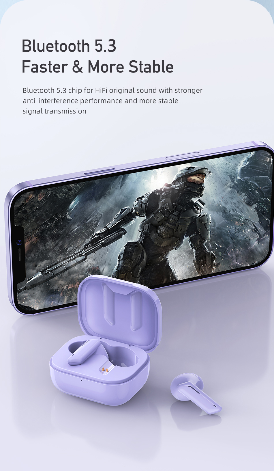 Mô tả Tai Nghe Bluetooth Awei T36 TWS mini Chống Nước IPX4 pin trâu 210H có Mic chính hãng - 4
