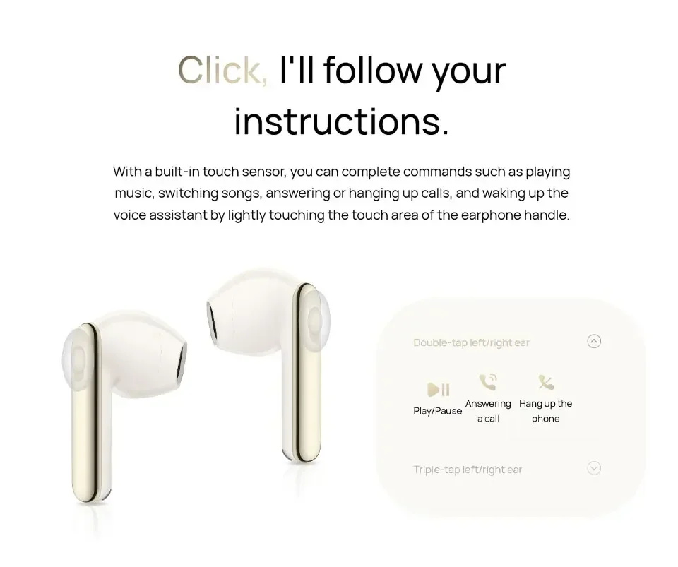 Tai nghe Freebuds SE 42h phát nhạc Kết nối BT sạc nhanh